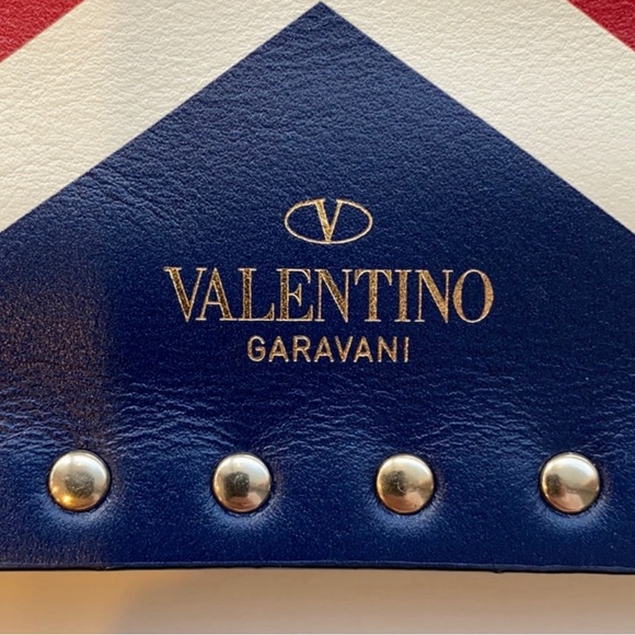 NWT Valentino Garavani Rockstud Multicolor Pouch - Picture 3 of 5